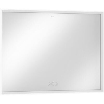 Hansgrohe Xarita E Miroir - Blanc, éclairage LED, contrôle tactile - Miroir LED - Publicité Hansgrohe Xarita E Miroir - Blanc, éclairage LED, contrôle tactile - Miroir LED - Publicité