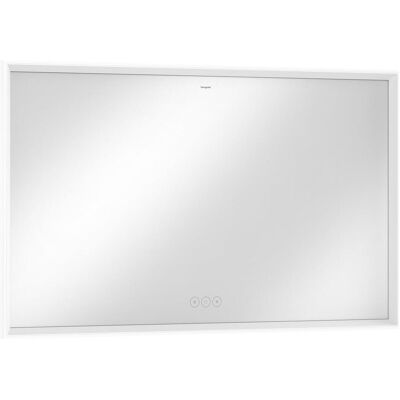 Miroir Hansgrohe Xarita E - Tactile, LED, Blanc mat - Publicité Miroir Hansgrohe Xarita E - Tactile, LED, Blanc mat - Publicité