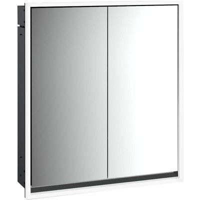 Emco, Armoire de toilette, loft armoire de toilette lumineuse, 600 mm, modèle à encastrer, noir/miroir, 979813305 (64.30 x 17.50 x 73.30 cm) - Publicité Emco, Armoire de toilette, loft armoire de toilette lumineuse, 600 mm, modèle à encastrer, noir/miroir, 979813305 (64.30 x 17.50 x 73.30 cm) - Publicité