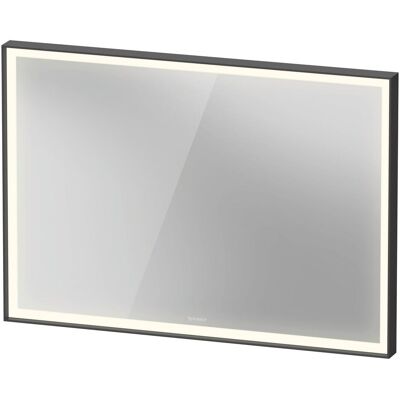 Miroir Duravit L-Cube Graphit Aluminium Mat - Miroir de salle de bain - Publicité Miroir Duravit L-Cube Graphit Aluminium Mat - Miroir de salle de bain - Publicité