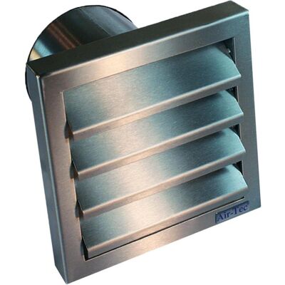 Grille extérieure AirTec 650263 - Acier inoxydable - Raccord de 150mm - 200x200x30mm - Publicité Grille extérieure AirTec 650263 - Acier inoxydable - Raccord de 150mm - 200x200x30mm - Publicité