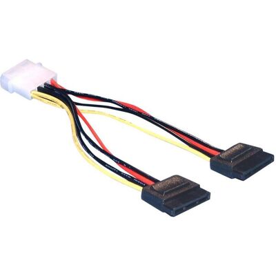 Delock Câble d'alimentation Molex à SATA (16 cm, 4 broches Molex, S-ATA 15 broches), Câble interne (PC) - Publicité Delock Câble d'alimentation Molex à SATA (16 cm, 4 broches Molex, S-ATA 15 broches), Câble interne (PC) - Publicité