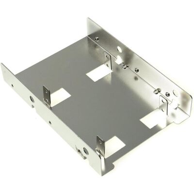 Silverstone SST-SDP08 Convertisseur de baie 3.5 vers 2x 2.5 pouces, Disque dur : accessoires - Publicité Silverstone SST-SDP08 Convertisseur de baie 3.5 vers 2x 2.5 pouces, Disque dur : accessoires - Publicité