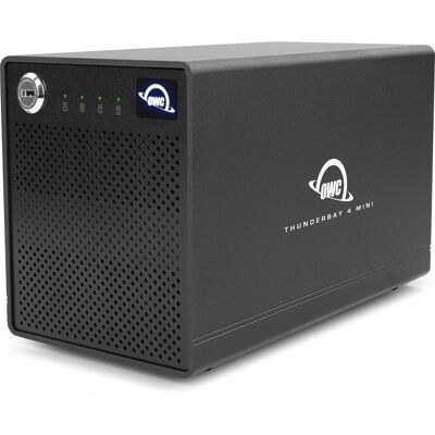 OWC Thunderbay 4 mini (2.5"), Boîtier pour disques durs, Noir - Publicité OWC Thunderbay 4 mini (2.5"), Boîtier pour disques durs, Noir - Publicité