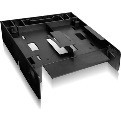 Icy Dock Convertisseur 5,25Z 13,34cm vers 3,5Z 8,89cm Panneau avant 5,25Z 13,34cm avec 2x 2,5Z 6,35cm ou 1x, Disque dur : accessoires - Publicité Icy Dock Convertisseur 5,25Z 13,34cm vers 3,5Z 8,89cm Panneau avant 5,25Z 13,34cm avec 2x 2,5Z 6,35cm ou 1x, Disque dur : accessoires - Publicité