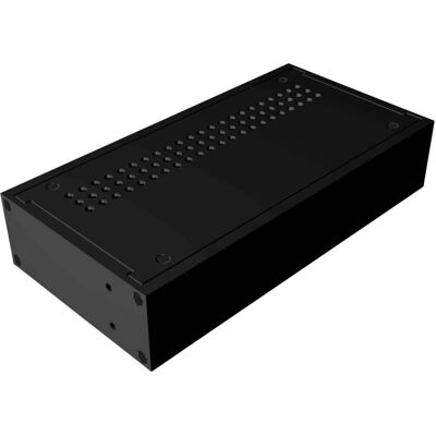 Hammond Boîtier de table/montage en rack en aluminium, 5 U, 559 mm de profondeur (Boîtier), Accessoires électroniques + boîtier, Noir - Publicité Hammond Boîtier de table/montage en rack en aluminium, 5 U, 559 mm de profondeur (Boîtier), Accessoires électroniques + boîtier, Noir - Publicité