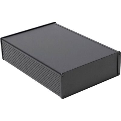 Hammond 1457U2801BK Boîtier universel 280 x 165 55 Aluminium noir 1 pc. (Boîtier), Accessoires électroniques + boîtier, Noir - Publicité Hammond 1457U2801BK Boîtier universel 280 x 165 55 Aluminium noir 1 pc. (Boîtier), Accessoires électroniques + boîtier, Noir - Publicité