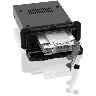 Icydock ICY DOCK Cadre amovible 1x2,5 "SATA/ SAS/ATA HDD/SSD Dual-Lock p. 3.5 "Bay, Disque dur : accessoires - Publicité Icydock ICY DOCK Cadre amovible 1x2,5 "SATA/ SAS/ATA HDD/SSD Dual-Lock p. 3.5 "Bay, Disque dur : accessoires - Publicité