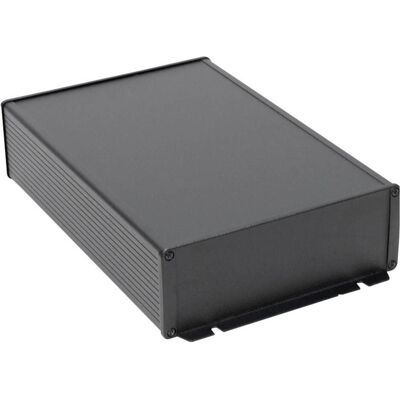 Hammond 1457U2802BK Boîtier universel 280 x 165 55 Aluminium noir 1 pc. (Boîtier), Accessoires électroniques + boîtier, Noir - Publicité Hammond 1457U2802BK Boîtier universel 280 x 165 55 Aluminium noir 1 pc. (Boîtier), Accessoires électroniques + boîtier, Noir - Publicité