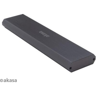 Akasa Boîtier externe M.2 NVMe, USB 3.1, aluminium (M.2), Boîtier pour disques durs, Noir - Publicité Akasa Boîtier externe M.2 NVMe, USB 3.1, aluminium (M.2), Boîtier pour disques durs, Noir - Publicité