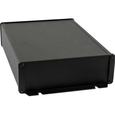Hammond 1457T2202BK Boîtier universel 220 x 165 55 Aluminium noir 1 pc. (Boîtier), Accessoires électroniques + boîtier, Noir - Publicité Hammond 1457T2202BK Boîtier universel 220 x 165 55 Aluminium noir 1 pc. (Boîtier), Accessoires électroniques + boîtier, Noir - Publicité
