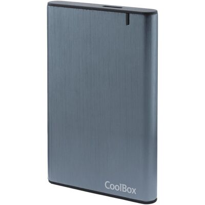 CoolBox SlimChase A-2550 (2.5"), Boîtier pour disques durs, Gris - Publicité CoolBox SlimChase A-2550 (2.5"), Boîtier pour disques durs, Gris - Publicité