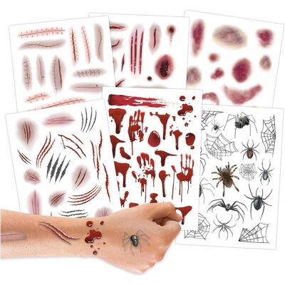 Papierdrachen Tatouages pour enfants - Tatouages d'Halloween - Publicité Papierdrachen Tatouages pour enfants - Tatouages d'Halloween - Publicité