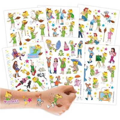 Papierdrachen Kit de tatouage pour enfants - Bibi Blocksberg (100 pièces sur 6 feuilles) - Publicité Papierdrachen Kit de tatouage pour enfants - Bibi Blocksberg (100 pièces sur 6 feuilles) - Publicité