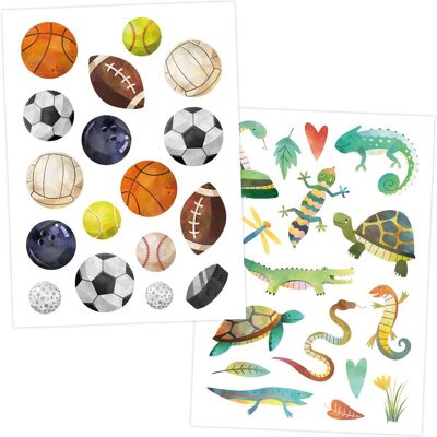 Papierdrachen Metallic Tattoo Set 5 - Bagger & Dino - Publicité Papierdrachen Metallic Tattoo Set 5 - Bagger & Dino - Publicité