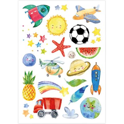 Papierdrachen Tatouages pour enfants - Publicité Papierdrachen Tatouages pour enfants - Publicité