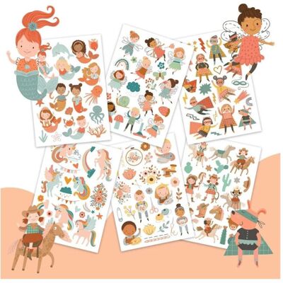 Papierdrachen 100 tatouages pour enfants - Créatures mythiques - Publicité Papierdrachen 100 tatouages pour enfants - Créatures mythiques - Publicité