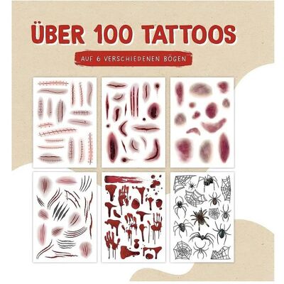 Papierdrachen Tatouages pour enfants - Tatouages d'Halloween - Publicité Papierdrachen Tatouages pour enfants - Tatouages d'Halloween - Publicité
