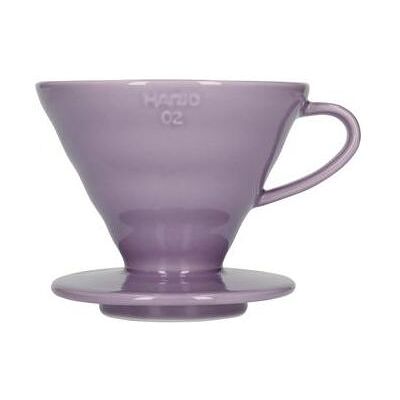 Hario Ceramic Drip V60-02 - Violet - Goutte à goutte - Publicité Hario Ceramic Drip V60-02 - Violet - Goutte à goutte - Publicité