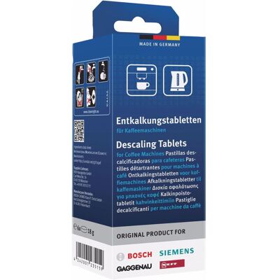 Tablettes de Détartrage Bosch pour Machine à Café - 6 pcs - Publicité Tablettes de Détartrage Bosch pour Machine à Café - 6 pcs - Publicité