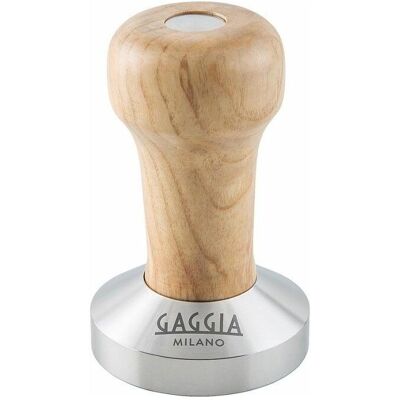 Gaggia Tamper - 58mm - Poignée en bois d'érable - Publicité Gaggia Tamper - 58mm - Poignée en bois d'érable - Publicité