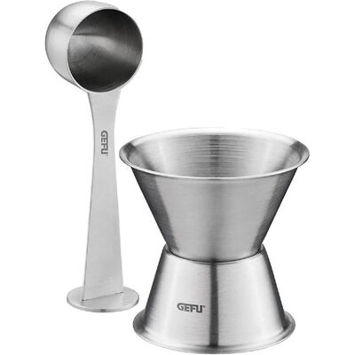 GEFU 12728 Entonnoir et set de mesure à café CONSCIO, Machine à café : accessoires, Argent - Publicité GEFU 12728 Entonnoir et set de mesure à café CONSCIO, Machine à café : accessoires, Argent - Publicité