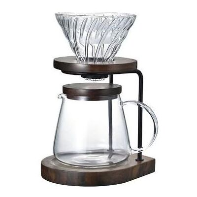 Hario Drip Stand Set Walnut - dripper z podstawą, Machine à café : accessoires, Marron - Publicité Hario Drip Stand Set Walnut - dripper z podstawą, Machine à café : accessoires, Marron - Publicité