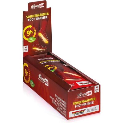 Thermopad Chauffe-pieds auto-adhésifs - Taille M - 10 pièces - Publicité Thermopad Chauffe-pieds auto-adhésifs - Taille M - 10 pièces - Publicité