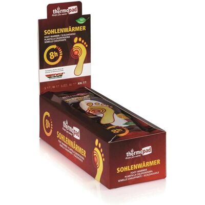 Thermopad, Chauffe-mains + chauffe-pieds, Chauffe-semelle L - Publicité Thermopad, Chauffe-mains + chauffe-pieds, Chauffe-semelle L - Publicité