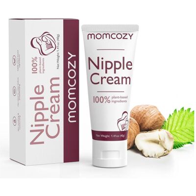 Crème pour mamelons Momcozy - Naturelle & Polyvalente - Publicité Crème pour mamelons Momcozy - Naturelle & Polyvalente - Publicité