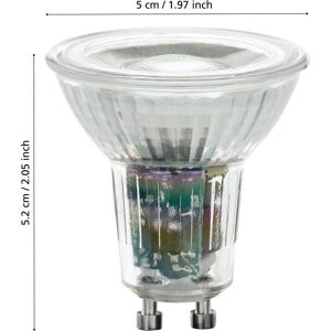 EGLO, Ampoule, Sources lumineuses (GU10, 345 lm, 1x) - Publicité EGLO, Ampoule, Sources lumineuses (GU10, 345 lm, 1x) - Publicité