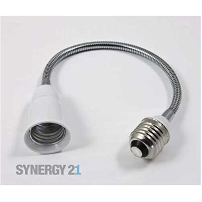 Synergy 21, Éclairage : accessoires, Adaptateur LED pour ampoules LED E27->E27 long - Publicité Synergy 21, Éclairage : accessoires, Adaptateur LED pour ampoules LED E27->E27 long - Publicité
