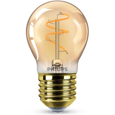 Philips Ampoule, Filament Tropfenform Amber 25 W P45 E27 (E27, 270 lm, 1x) - Publicité Philips Ampoule, Filament Tropfenform Amber 25 W P45 E27 (E27, 270 lm, 1x) - Publicité