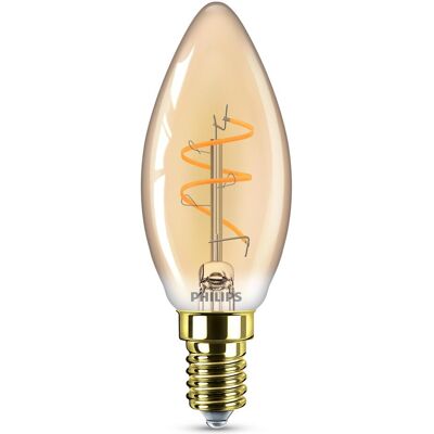 Philips Ampoule, Filament-Kerzenlampe Amber 25 W B35 E14 (E14, 270 lm) - Publicité Philips Ampoule, Filament-Kerzenlampe Amber 25 W B35 E14 (E14, 270 lm) - Publicité