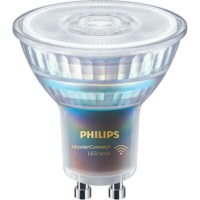 Philips Professional, Ampoule, Phil MasterConnect LEDspot 4.7W 4000K GU10 940 blanc neutre dimmable (GU10, 400 lm, 1x) - Publicité Philips Professional, Ampoule, Phil MasterConnect LEDspot 4.7W 4000K GU10 940 blanc neutre dimmable (GU10, 400 lm, 1x) - Publicité