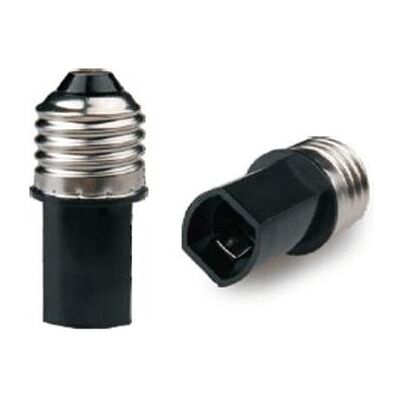Synergy 21, Éclairage : accessoires, Adaptateur LED pour ampoules LED E27->E14 culot enfichable - Publicité Synergy 21, Éclairage : accessoires, Adaptateur LED pour ampoules LED E27->E14 culot enfichable - Publicité