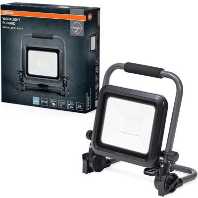 Osram, Éclairage pour atelier, LED Aussen-Strahler WORKLIGHTS VALUE R-STAND 30W 865 Kaltweiss 4099854430411 - Publicité Osram, Éclairage pour atelier, LED Aussen-Strahler WORKLIGHTS VALUE R-STAND 30W 865 Kaltweiss 4099854430411 - Publicité