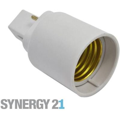 Synergy 21, Éclairage : accessoires, Adaptateur LED G24->E27 - Publicité Synergy 21, Éclairage : accessoires, Adaptateur LED G24->E27 - Publicité