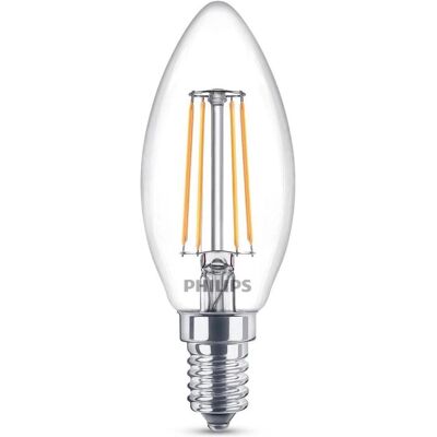 Philips Ampoule, Bougie LED Classic (E14, 470 lm, 3x) - Publicité Philips Ampoule, Bougie LED Classic (E14, 470 lm, 3x) - Publicité