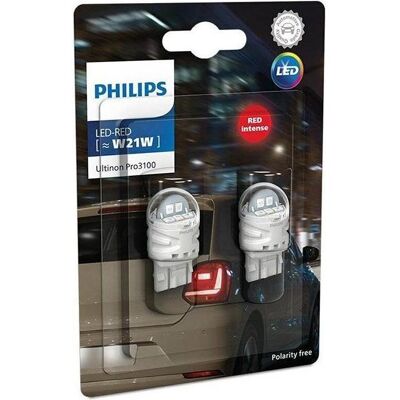 Philips Éclairage automobile, Ultinon Pro3100 LED W21W 12V - Saet (W21W) - Publicité Philips Éclairage automobile, Ultinon Pro3100 LED W21W 12V - Saet (W21W) - Publicité