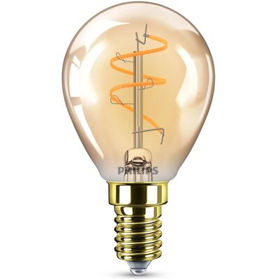 Philips Ampoule, Filament Tropfenform Amber 25 W P45 E14 (E14, 270 lm, 1x) - Publicité Philips Ampoule, Filament Tropfenform Amber 25 W P45 E14 (E14, 270 lm, 1x) - Publicité