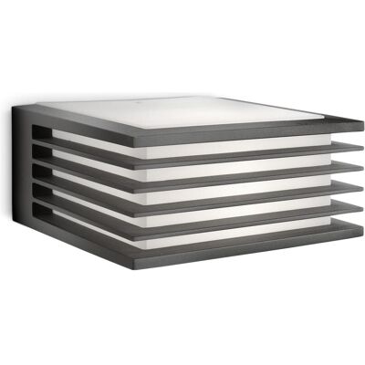 Philips Éclairage d'extérieur, myGarden ES Applique murale Shades 15W, anthracite (2480 lm, E27, IP44) - Publicité Philips Éclairage d'extérieur, myGarden ES Applique murale Shades 15W, anthracite (2480 lm, E27, IP44) - Publicité