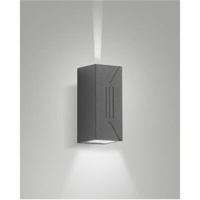 Fabas Luce, Éclairage d'extérieur, LULY DARK GREY LED Wandleuchte 6W warmweiss Dunkel Grau 6561-22-094 (500 lm, IP65) - Publicité Fabas Luce, Éclairage d'extérieur, LULY DARK GREY LED Wandleuchte 6W warmweiss Dunkel Grau 6561-22-094 (500 lm, IP65) - Publicité