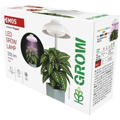 Emos, Lampe pour plantes, Pflanzenlampe (LED) - Publicité Emos, Lampe pour plantes, Pflanzenlampe (LED) - Publicité