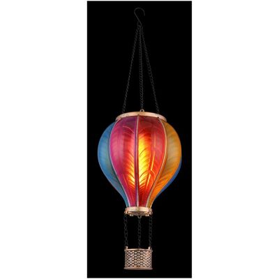 Globo, Éclairage d'extérieur, Suspension solaire 20 x 0,5 W, noire/multicolore (IP44) - Publicité Globo, Éclairage d'extérieur, Suspension solaire 20 x 0,5 W, noire/multicolore (IP44) - Publicité
