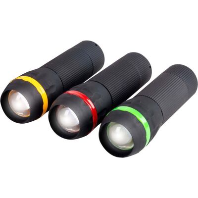 Grundig Lampe de poche, Petite lampe de poche LED portable (10.40 cm) - Publicité Grundig Lampe de poche, Petite lampe de poche LED portable (10.40 cm) - Publicité