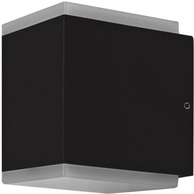 Megatron, Éclairage d'extérieur, PLATO S MT69015 Applique murale d'extérieur à LED LED 12 W noire (800 lm, IP54) - Publicité Megatron, Éclairage d'extérieur, PLATO S MT69015 Applique murale d'extérieur à LED LED 12 W noire (800 lm, IP54) - Publicité