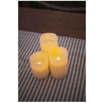 New Garden Dolo Pack 3 - Bougies LED - Intérieur/Extérieur - Publicité New Garden Dolo Pack 3 - Bougies LED - Intérieur/Extérieur - Publicité