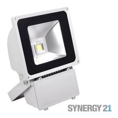 Synergy 21, Éclairage d'extérieur, Projecteur LED Outdoor 80W boîtier gris - blanc froid V3 (IP65) - Publicité Synergy 21, Éclairage d'extérieur, Projecteur LED Outdoor 80W boîtier gris - blanc froid V3 (IP65) - Publicité