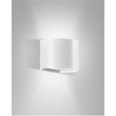 Fabas Luce, Éclairage d'extérieur, CODY WHITE LED Wandleuchte 12W warmweiss Weiss 6542-21-254 (1448 lm, IP54) - Publicité Fabas Luce, Éclairage d'extérieur, CODY WHITE LED Wandleuchte 12W warmweiss Weiss 6542-21-254 (1448 lm, IP54) - Publicité